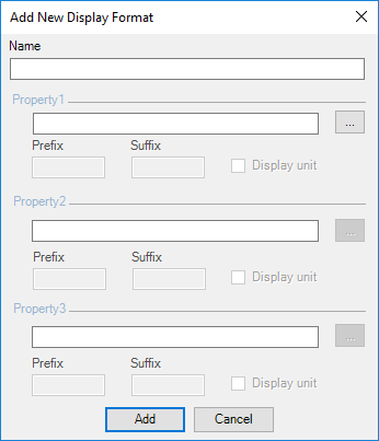 Display Set Format Add New Display Format