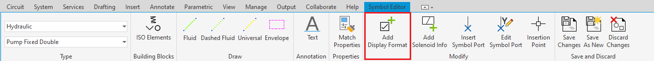 Add Display Format