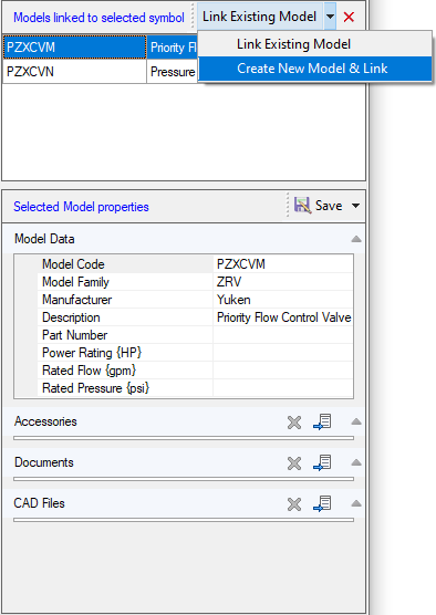 Create New Model and Link