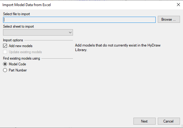 Import Model Data & Link