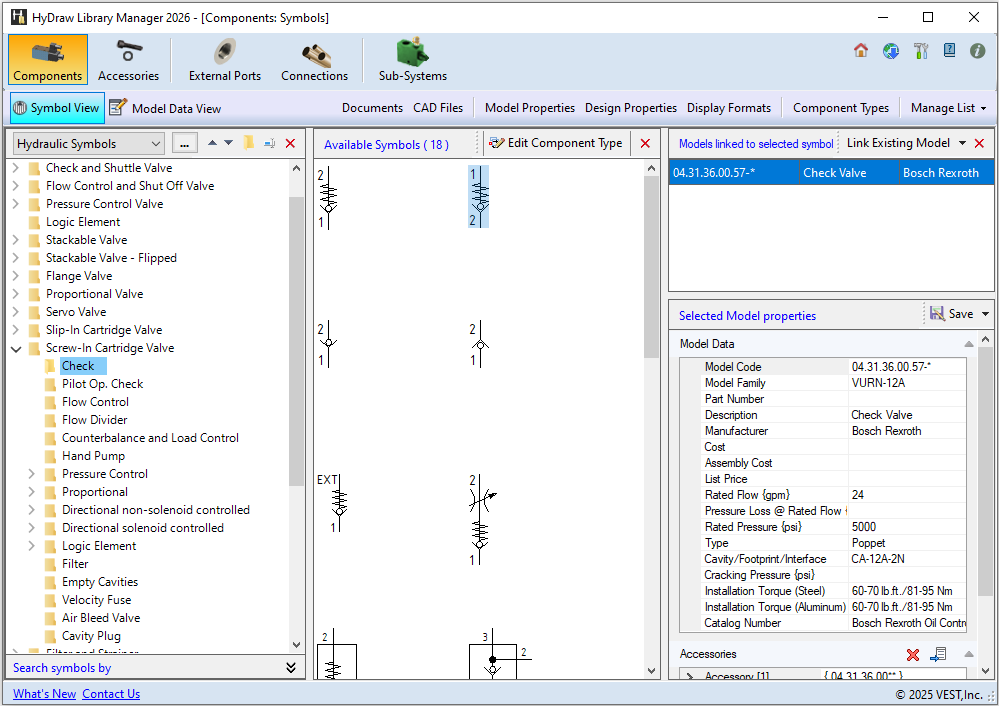 Components - Symbol View