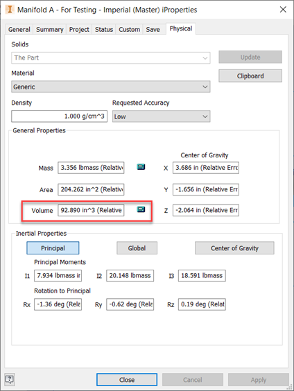 How Can I Find Volume Of My Manifold After Designing how-can-i-find-volume-of-my-manifold-after-designing