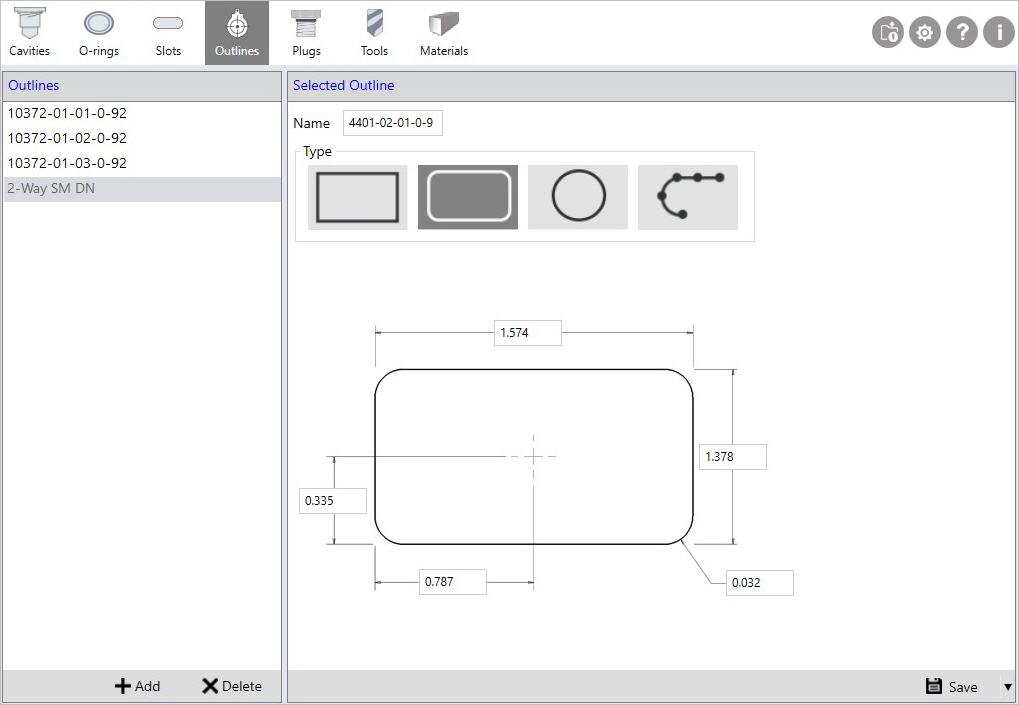 Add Rounded Rectangular Outline