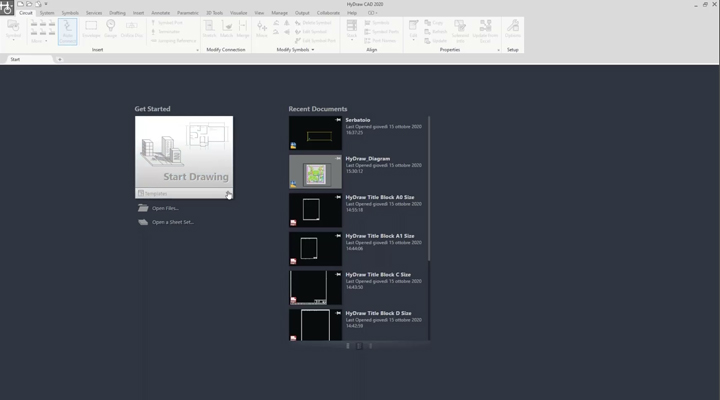 Hydraulic circuit design using HyDraw CAD HyDraw CAD Quick Start Guide