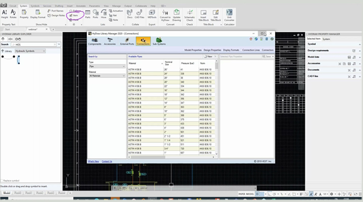 Include custom pipe and tube data in your HyDraw library How to add Pipe and Tube data in the HyDraw library