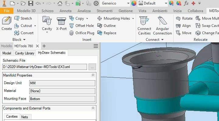 HyDraw CAD & MDTools Workflow Integration Overview