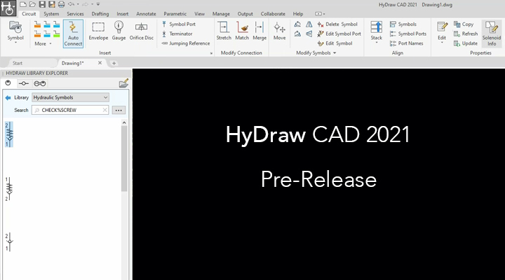 Introducing the latest version of our HyDraw CAD product line which will be available for evaluation prior to the April market release. HyDraw CAD 2021 Pre-Release