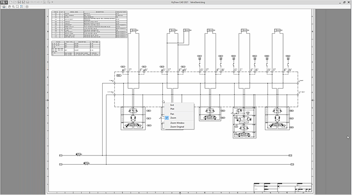 Hydraulic Circuit Design with HyDraw CAD - 7