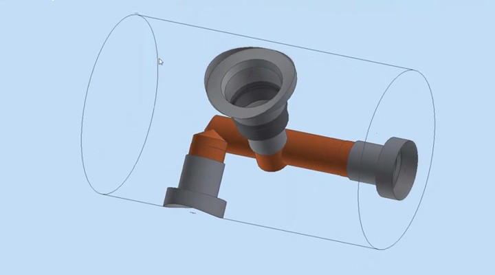 Meet critical space and layout constraints when integrating
hydraulic manifold assemblies within your machine/equipment. Design a cylindrical manifold with MDTools