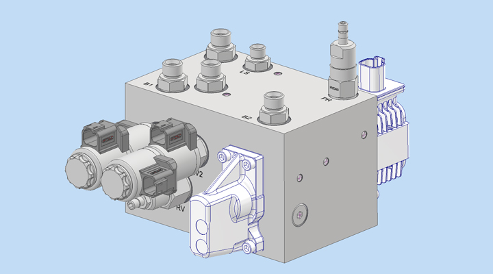 Learn how to design a manifold with a sectional valve spool using MDTools. Manifold Design with a Directional Valve Spool