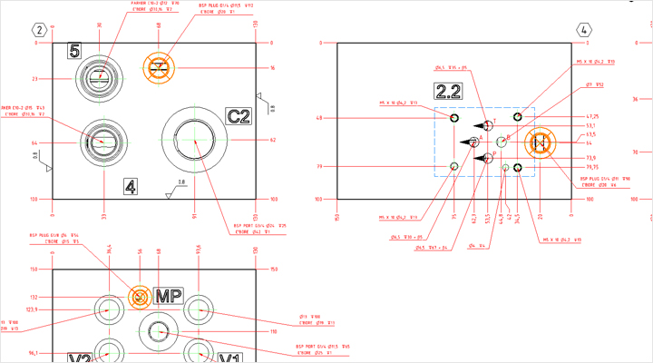 Machining Drawing Configuration and Customization