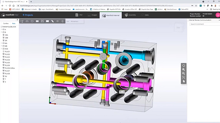 Design, verify and assemble a manifold block. Hydraulic Manifold Design with MDTools - 8