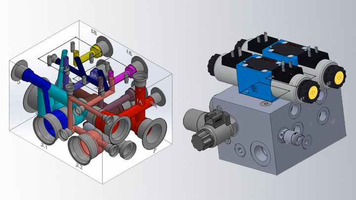 How to Design a Manifold with MDTools using the HyDraw CAD Circuit