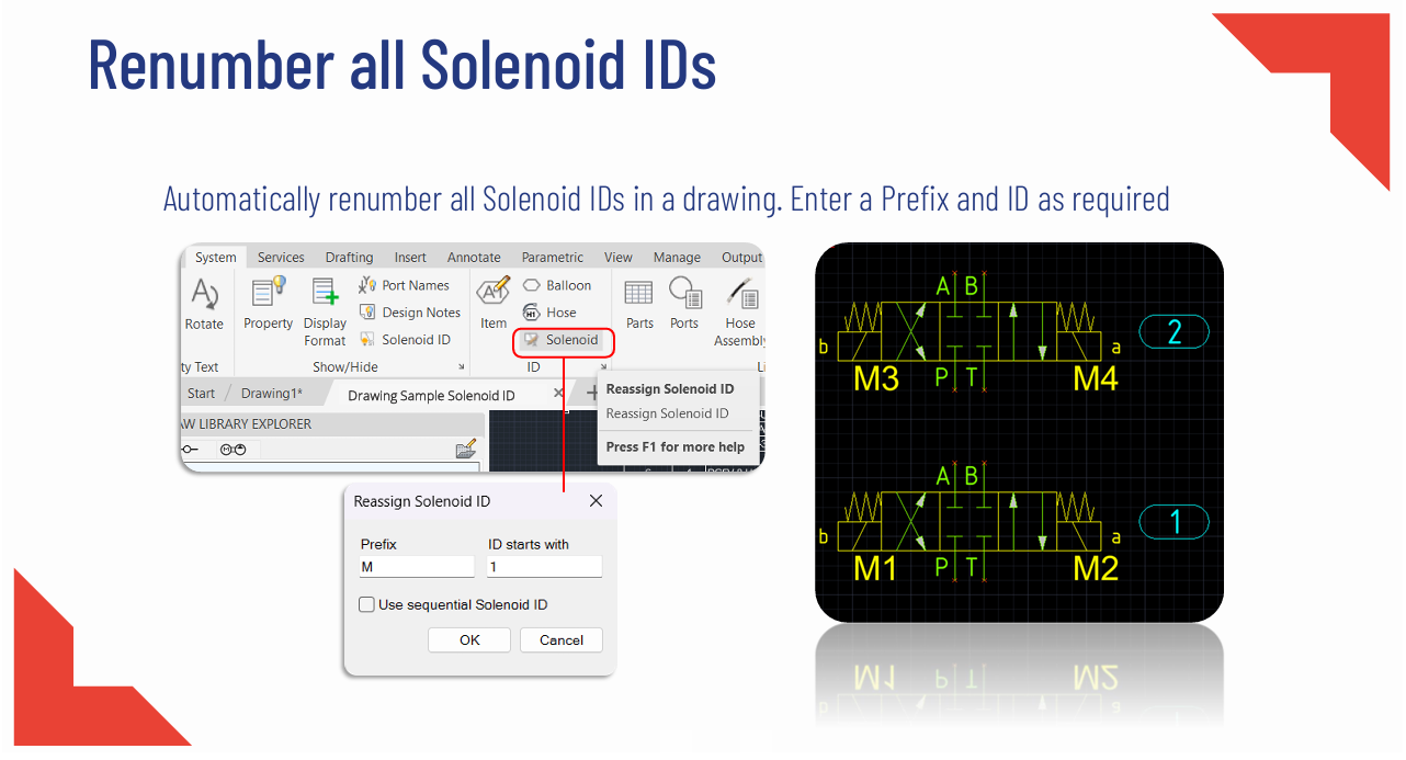 Change File State directly within HyDraw CAD