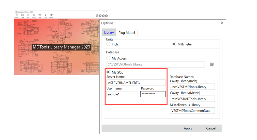 SAL Noew Supported as Cavity Library Format