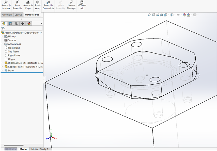 Support for Flanges as Construction Ports